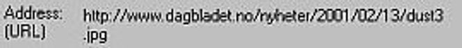 Bilde-URL på Dagbladet.no. Skjermbilde:  Digi.no