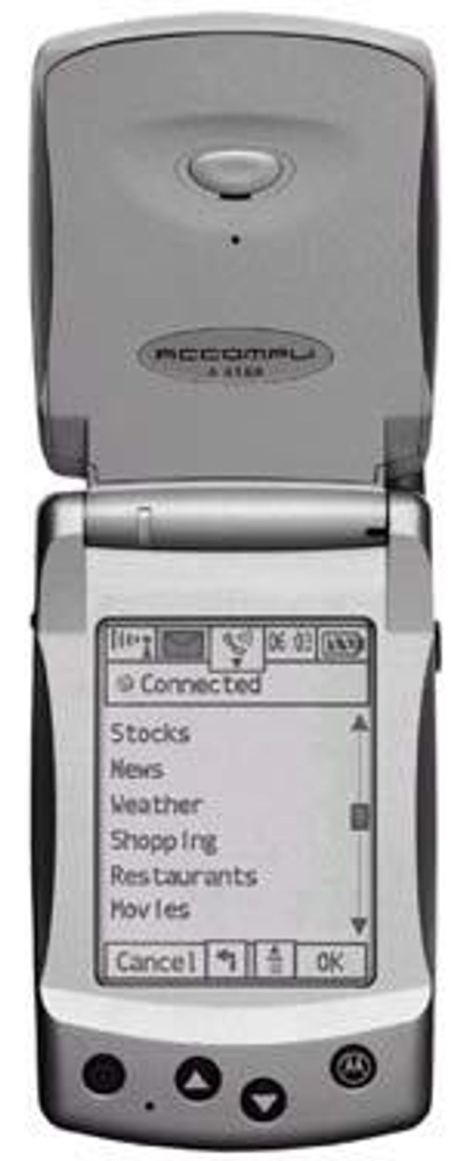 Register i Motorola Accompli A6188. Foto: Motorola