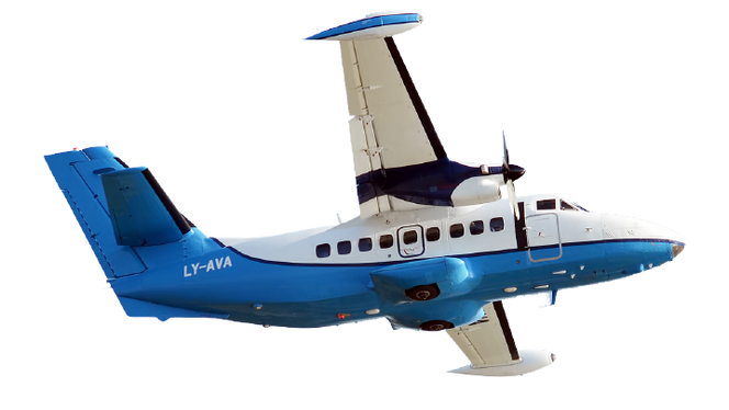 Det litauiske flyselskapet Transaviabaltika har de siste dagene forgjeves forsøkt å lande i den finske provinsbyen Savonlinna. Foto: Transaviabaltika
