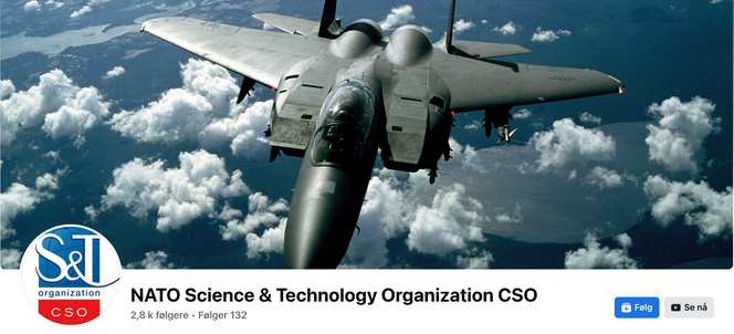 Med dette bildet presenterer Nato STO seg på Facebook. Det ligger mye teknologi og -forskning bak både dagens utstyr og hva man skal satse på i framtiden.