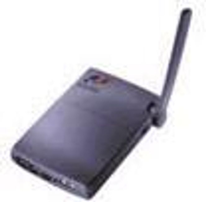 Metricom Ricochet-modem for trådløst datasamband i 128 kbps. Foto: Metricom