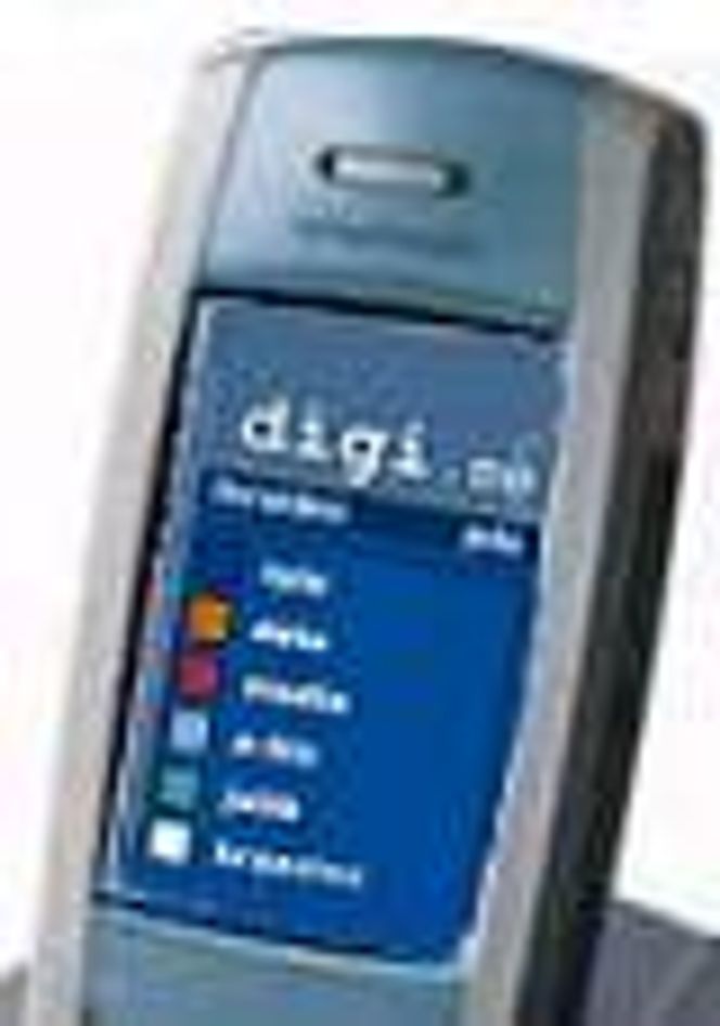 Sony Ericsson P800 med digi.no. Foto: Digi.no