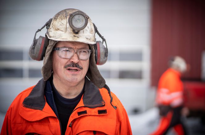 Svein Jonny Albrigtsen kjemper for å beholde arbeidsplassen i Gruve 7. Foto: NTB