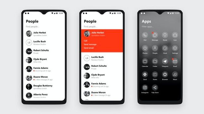 VollaOS er en versjon av Android, som Volla har utviklet. Illustrasjon: Volla