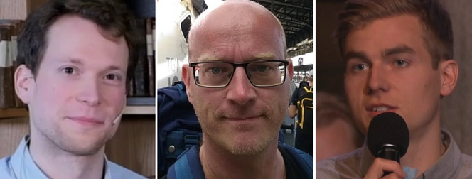 – Vi forstår godt at Reistad har møtt på utfordringer, skriver Balint Teglasy (t.v.), Henrik Berg og Tore Kanstad Foto:  Privat