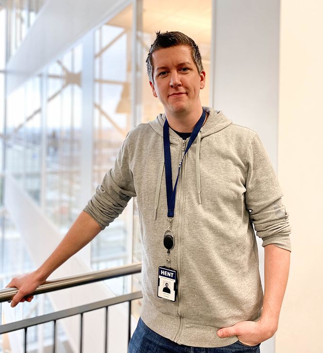 Runar Isdahl, ansvarlig for systemarkitekturen i HENT.