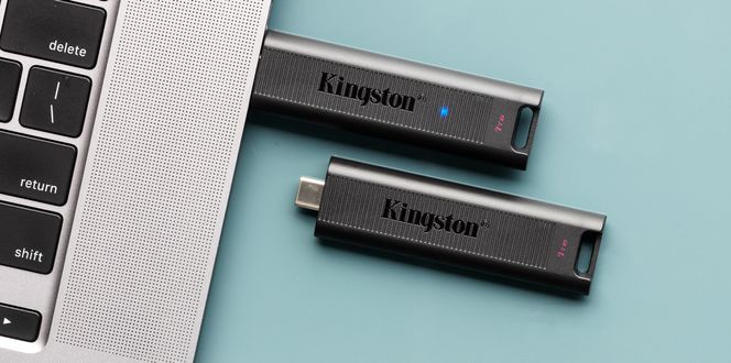 Om dette ikke er verdens raskeste minnepinne, er den i alle fall den raskeste vi har testet. Men har du noe i roteskuffen som gjør nytten, til en brøkdel av prisen? Foto: Kingston