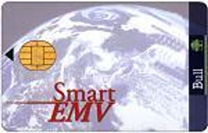 Smartkortet Bull SmartEMV 1000. Foto: Groupe Bull