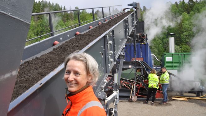 Delprosjektleder i Statens vegvesen Vibeke Malvik på Oslofjordforbindelsen byggetrinn 2 håper dette kan være tingen for dette veganlegget. Foto: Kjell Wold, Statens vegvesen