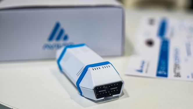 Denne dingsen analyserer batteriet på brukte elbiler. Foto:  Mathias Klingenberg