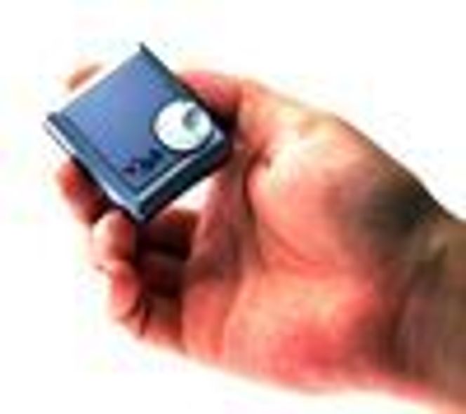 Den vesle MP3-spilleren fra DNA. Foto: Dynamic Naked Audio