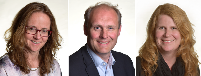Vår oppfordring til regjeringen er: Følg opp grønt industriløft med et kraftfullt, næringsrettet forskningsløft, skriver Monica Rolfsen (t.v.), Sverre Gulbrandsen Dahl og Silje Aschehoug. Foto:  Privat