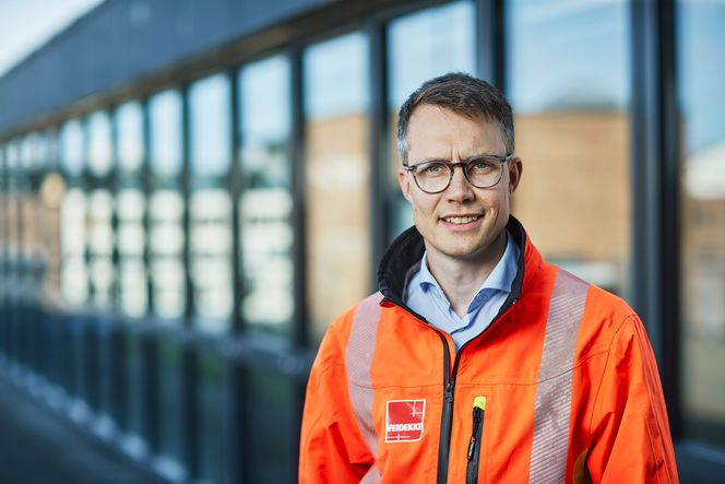 Direktør Veidekke Bygg Oslo, Anders W. Haugen. Foto: Bård Gudim