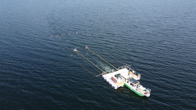 Seismikk-systemet består av fem målekabler med 24 målesensorer på hver kabel i tillegg til to seismiske kilder. Foto: Nye Veier
