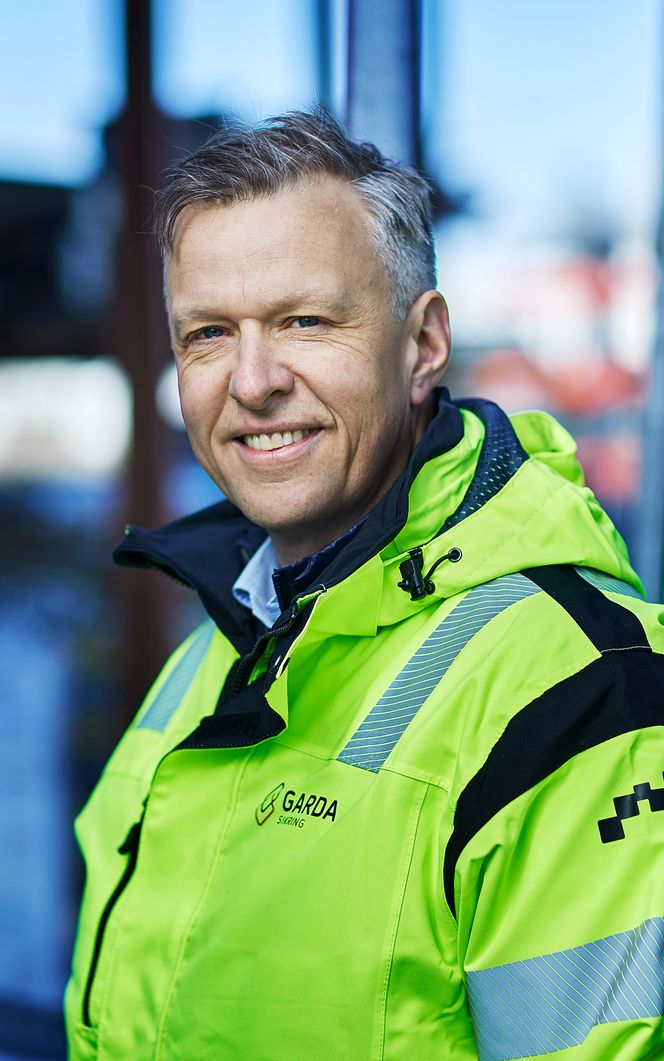 Gonsernsjef Jon Ola Stokke i Garda Sikring Group. Foto: www.gudim.no