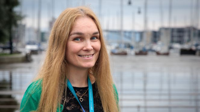 Jeanette Systad ville tilbake til der hun startet i DNB - som utvikler. Foto: TUM Studio