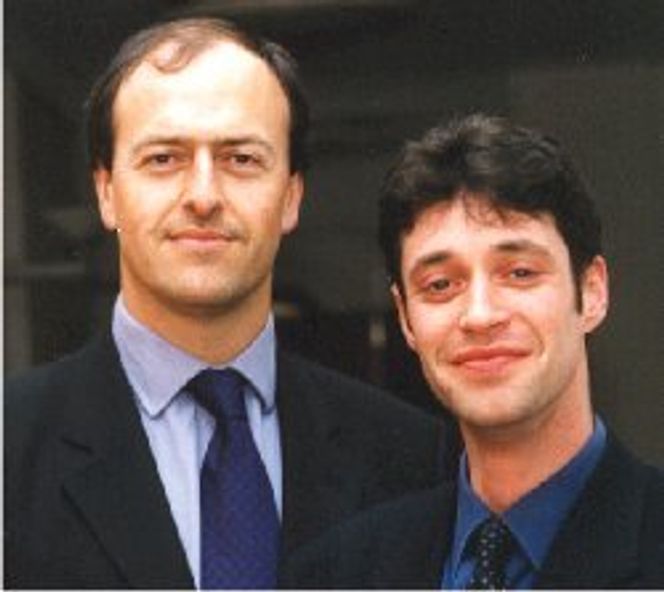 Tony Salter og Joe Wilson. Foto: Boxman