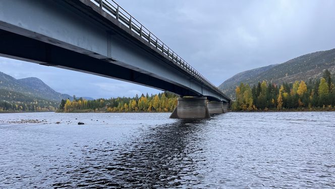 Brua har en total lengde på 254 meter, og sto ferdig i 1975.