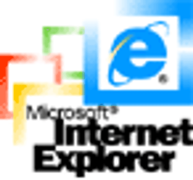 Logoen til Internet Explorer 5.5. Illustrasjon: Microsoft
