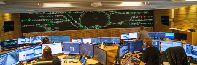  Sporveiens driftssentral er bemannet døgnet rundt. Foto: TUM Studio 