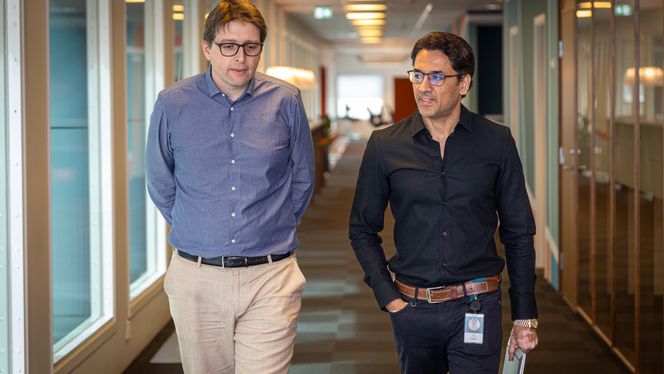 Per Thomas Jahr og Atif Usman i DNB. Foto: TUM Studio