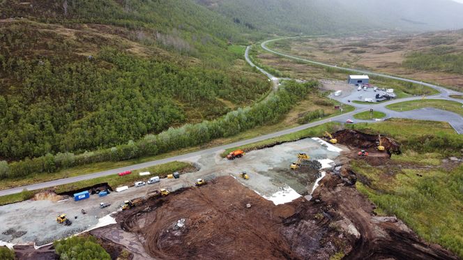 Partene har inngått avtale om «tidlig arbeid». Skanska og Hære er allerede i gang med rigging i Fiskefjorden, Lofastkrysset og Åbogen. Foto: Statens vegvesen