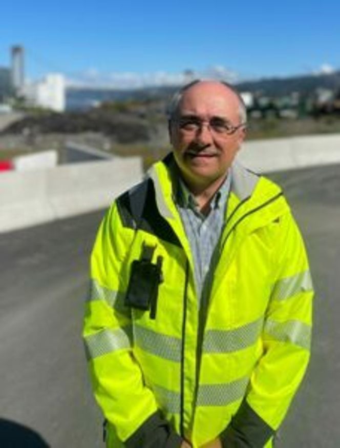 Prosjektdirektør i Sotra Link Construction, Pedro Rodriguez. Foto:  Sotra Link