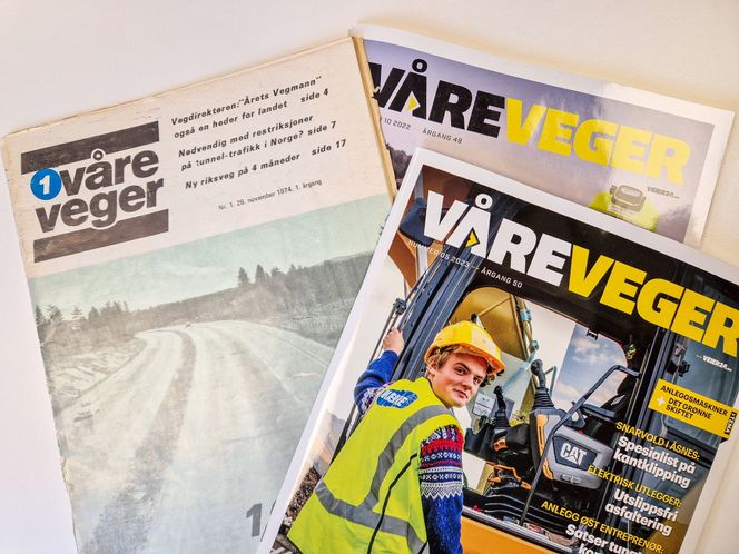 Første utgave av Våre Veger kom ut i 1974. Foto:  Jarle Skoglund