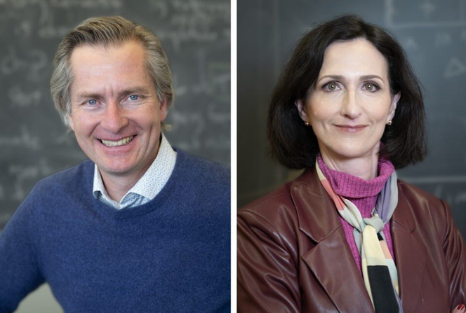 David Charbonneau og Sara Seager mottar i dag Kavlliprisen i astrofysikk. Foto: Nils Lund/Kavli-prisen