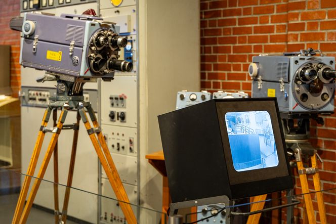 Det første TV-studioet til NRK. Foto: TUM Studio