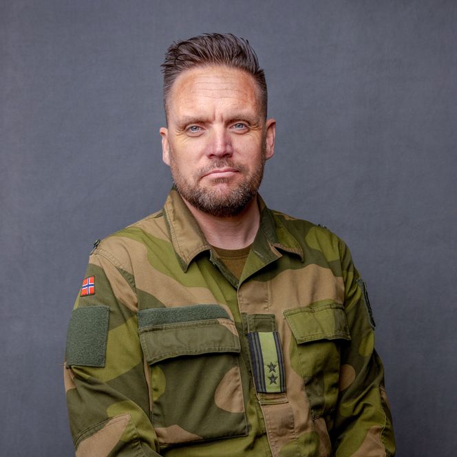 mEivind Byre, kommunikasjonssjef i Luftforsvaret Foto:  Philip Linder / Forsvaret