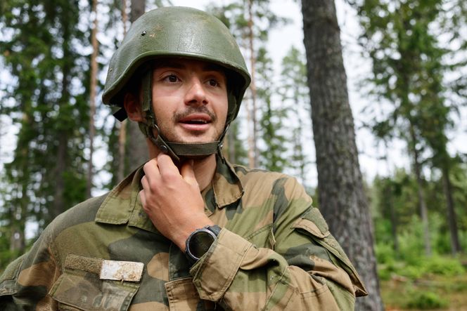 Kandidat Eirik Næss Andresen har fått teste grensene sine under Forsvarets opptak og seleksjon (FOS) på Sessvollmoen. Foto: Jonas Been Henriksen/NTB