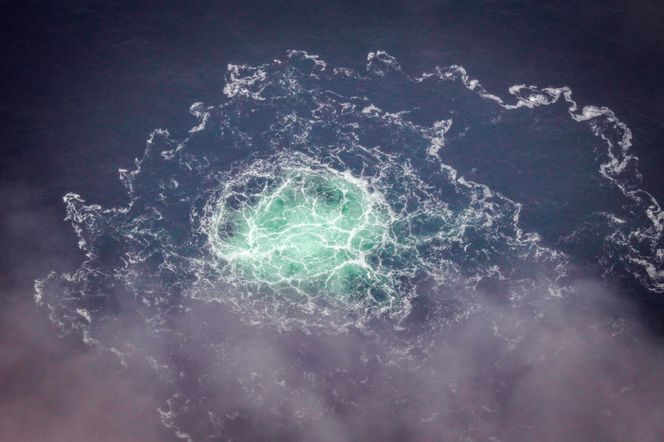 <div class="article-image-caption">Gassledningene ble ødelagt etter angrepet i 2022. </div>
<span>Foto: Swedish Coast Guard via AP/NTB</span>