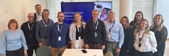 Fra workshop med Fana Sparebank, BN Bank og Frendegruppen. De siste ukene har Tietoevry Banking arrangert flere workshops med kunder. Foto: Tietoevry
