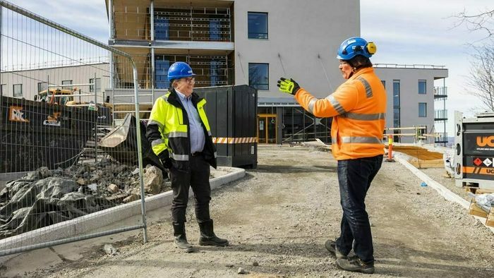 – Vi er ganske sikre på at dette blir et av Norges mest miljøvennlige sykehjem, sier Einar Michelsen