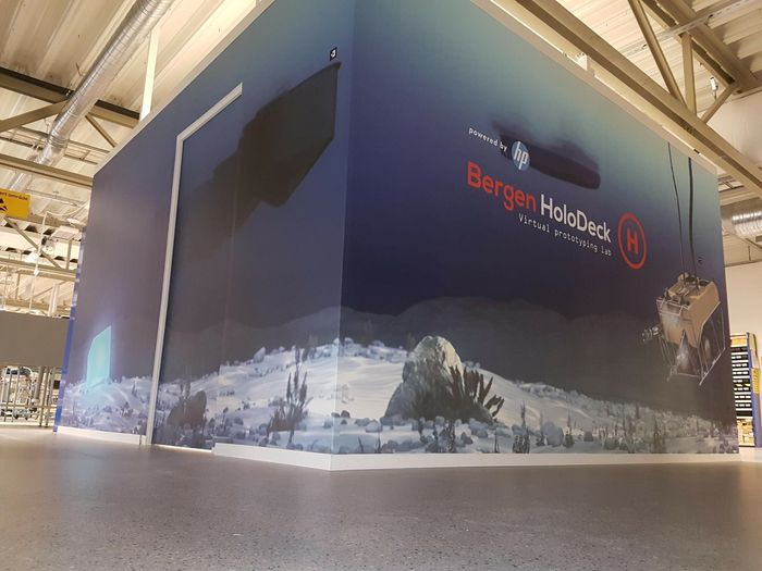 Bergen Holodeck, et showroom der VR-opplevelser for næringslivet og andre, kan testes ut på HP-maskinvare.