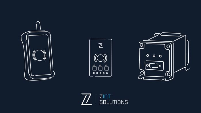 Løsningen til ZioT Solutions består av tre komponenter: En kryptert IoT-plattform for datainnsamling og distribusjon, egenutviklede sensorenheter og trackere, samt en løsningen for nøkkelhåndtering og logikk som brukes til prosessering av dataene. <i>Bilde:  ZioT Solutions</i>