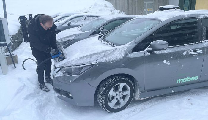 ABB i banebrytende pilot med elbilen som powerbank i Trondheim. <i>Foto:  Trondheim Kommune</i>