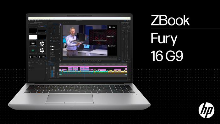 ZBook Fury: 64 GB RAM, en råsterk 16-kjerners Intel® Core™ i9-12950HX-prosessor, og den kraftigste laptop-GPU-en: et NVIDIA® RTX™ A5500 med 16 GB VRAM og 7424 CUDA-kjerner.