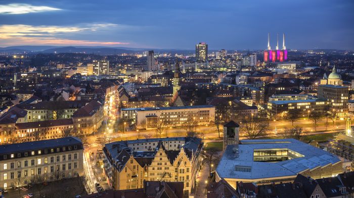 Den pittoreske nordtyske byen yrer av liv når Hannover messe går av stabelen i april. <i>Foto:  Shutterstock</i>