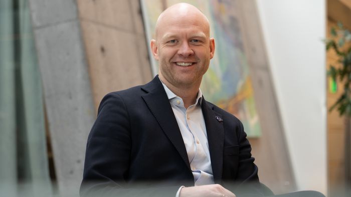 Lars Ola Skarnes, Head of Finance & Insurance i Tietoevry Tech Services. <i>Foto:  TUM Studio</i>