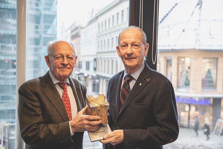 Brødrene Petter og Tore Planke delte Hedersprisen ved2021. Fotogen 2021. <i>Foto: Tormod Haugstad</i>