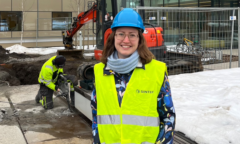 – Områdene fungerer som «innovasjonsknutepunkt» hvor vi tester nye løsninger for bygging, drift og bruk av stedet, forteller forsker Marianne Kendseth Wiik. <i>Foto:  Sintef</i>