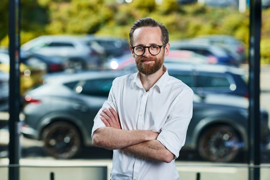 Øyvind Rognlien Skovli, kommunikasjonsdirektør i Harald A. Møller. Foto: Kilian Munch