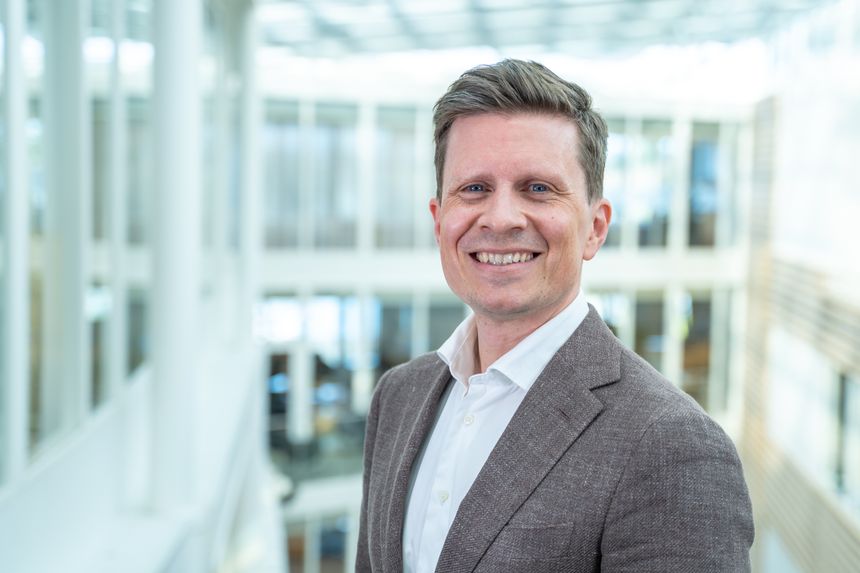 Kommunikasjonssjef Lage Bøhren i Visma. Foto: Ingar Johansen