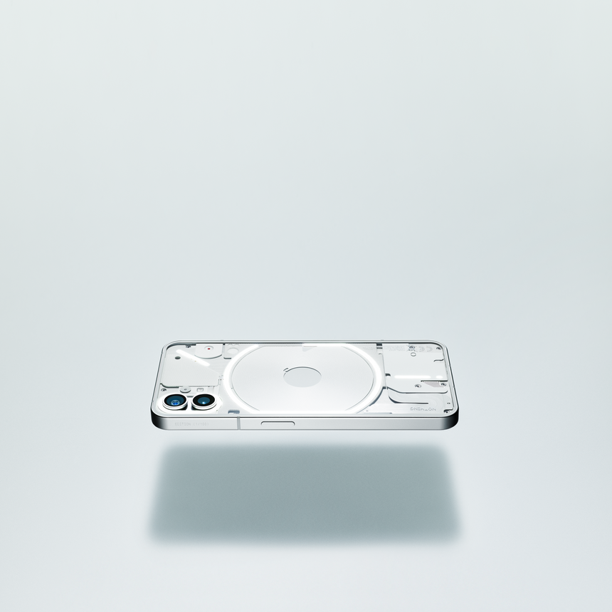 Designet kan minne litt om Apples Iphone med gjennomsiktig bakdeksel Foto:  Nothing