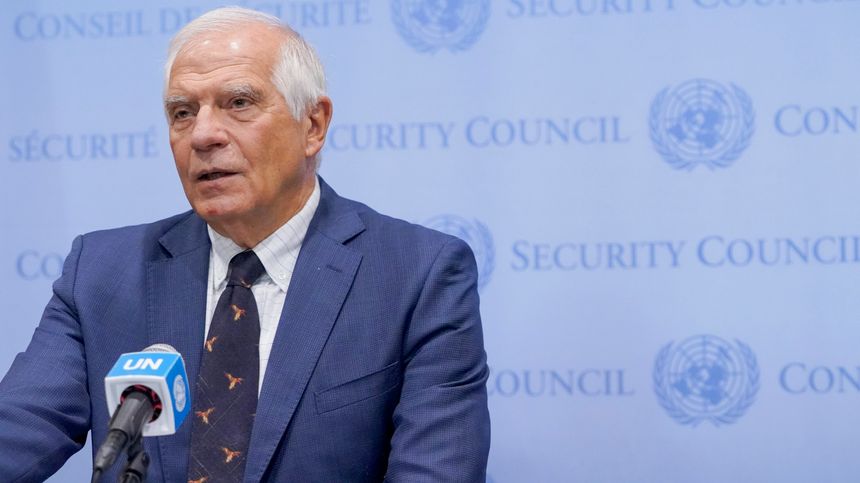– Dette er ikke et tilfeldig sammentreff, fastslår Josep Borrell. Foto:  Mary Altaffer/AP/NTB