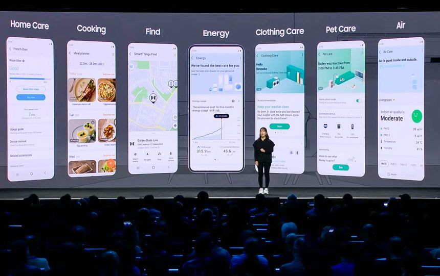 Smart Things kommer med mange tjenester, og langt flere vil det bli Foto: Samsung