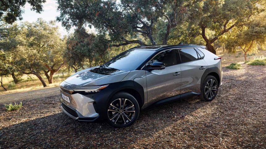 Toyotas nye elbil, bZ4X, er bygget på e-TNGA-plattformen. Foto: Toyota