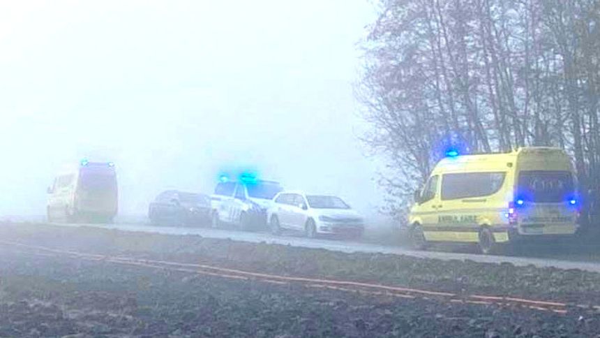 Det er tåke og dårlig sikt i området tirsdag. Foto:  Jørgen Haug, Innherred/NTB